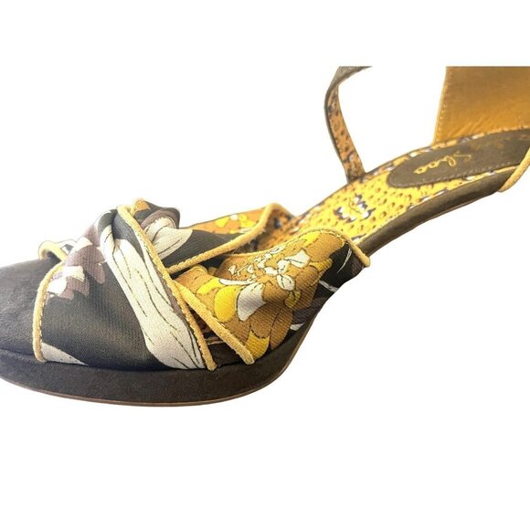 Ruby Shoo Xanthe Peeptoe Heels Retro 1960s Heels 7 - Picture 6 of 12